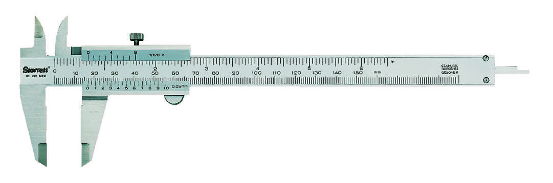 STARRETT VERNIER CALIPER 300MM/12IN .02MM & .001IN GRAD